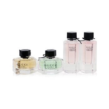 Gucci Flora Miniature Coffret: Flora Eau De Parfum + Flora Eau De