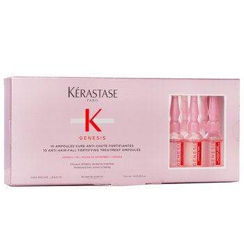 Genesis 10 Anti Hair-Fall Fortifying Treatment Ampoules (Weakened Hair, Prone To Falling)  10x 6ml/0.2oz