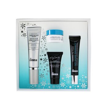 Festive & Flawless Kit: Pore Refiner Primer 30ml+ No More Baggage 15g+ Microdermabrasion 15g+ Hyaluronic Facial Cream 10g  4pcs