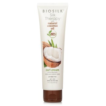 BioSilk 百優絲  椰子油絲綢捲髮乳霜 148ml/5oz
