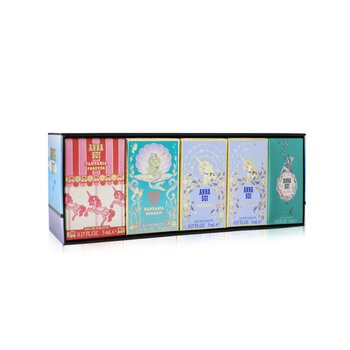 Compact Miniature Coffret: Secret Wish Eau De Toilette 5ml + Fantasia Eau De Toilette 5ml x2 + Fantasia Mermaid Eau De Toilette 5ml + Fantasia Forever Eau De Toilette 5ml  5pcs