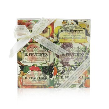 Il Frutteto Soap Gift Set (#Peach & Lemon, #Citron & Bergamot, #Fig & Almond Milk, #Red Grapes & Blueberry, #Pomegranate & Blackcurrant, #Olive Oil & Tangerine  6x150g/5.3oz