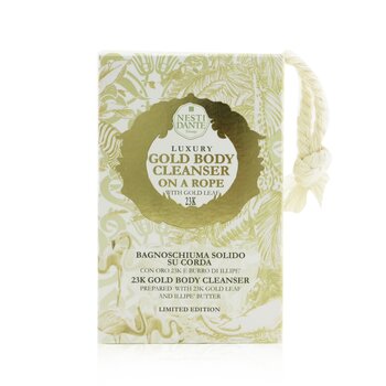 Nesti Dante Luxury Gold Body Cleanser On A Rope 150g Nesti Dante Luxury Gold Body Cleanser On A Rope 150g