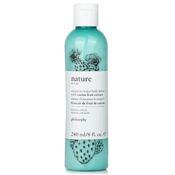 Nature In A Jar Cream-To-Water Body Lotion With Cactus Fruit Extract  240ml/8oz
