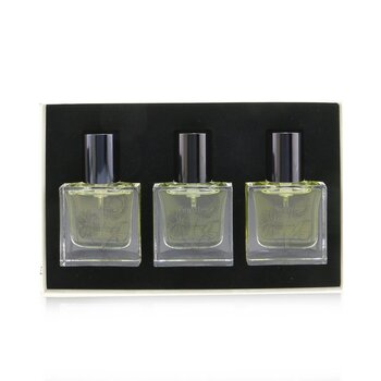 La Collection Voyage Pour Lui Eau De Parfum Spray Collection: Etui Noir + Feuilles De Tabac + Vetiver Insolent  3x14ml/0.47oz