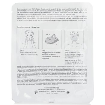 Skinovage [Age Preventing] Mascarilla Balanceadora de Bio-Celulosa - Para Piel Mixta  5pcs