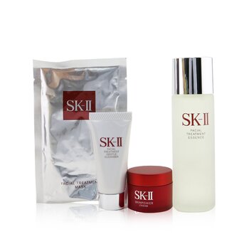Kit Bestseller Trial kit 4-Piezas: Esencia Tratamiento Facial 75ml + Limpiador 20g + Mascarilla 1pz + Skinpower Crema 15g  4pcs