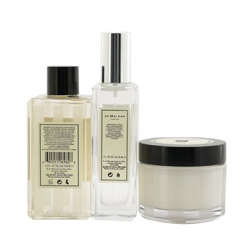 Fragrance Layering Collection: English Pear & Freesia Cologne Spray 30ml + Blackberry & Bay Body Cream 50ml + Wood Sage & Sea Salt Body Wash 100ml  3pcs