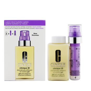Clinique iD Dramatically Different Oil-Control Gel + Active Cartridge Concentrate For Lines & Wrinkles (Purple) 125ml/4.2oz