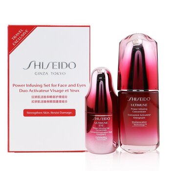 Ultimune Power Infusing Set For Face & Eyes Set: Face Concentrate 50ml + Eye Concentrate 15ml  2pcs