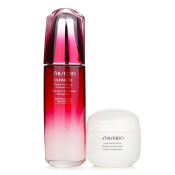 Defend & Regenerate Power Moisturizing Set: Ultimune Power Infusing Concentrate N 100ml + Essential Energy Moisturizing Cream 50 ml  2pcs