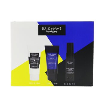 Hair Rituel By Sisley Color Protection Kit: 1x Shampoo 50ml, 1x Hair Mask 50ml, 1x Hair Fluid 40ml  3pcs