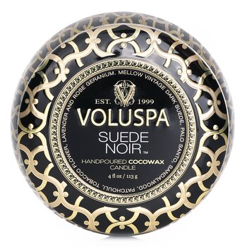 Mini Vela de Estaño - Suede Noir  113g/4oz