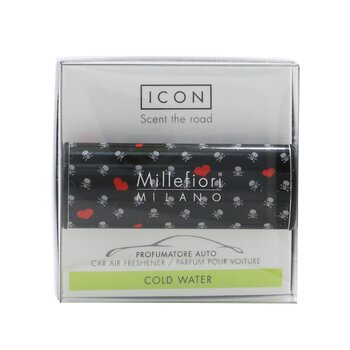 Icon Cuori & Fiori Car Air Freshener - Cold Water  1pc