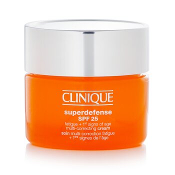 Superdefense SPF 25 Fatigue + 1st Signs Of Age Multi-Correcting Cream - Very Dry to Dry Combination  30ml/1oz