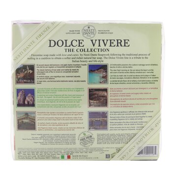 Dolce Vivere The Collection Soap Set: Sardegna + Portofino + Roma + Capri + Firenze + Venezia  6x 150g/5.3oz