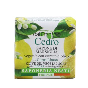 Dal Frantoio Olive Oil Jabón Vegetal - Citrus Lemon 100g/3.5oz