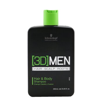 [3D] Men Hair & Body Shampoo  250ml/8.4oz