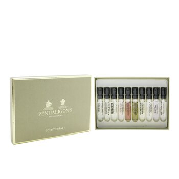 Scent Library: Luna, Empressa, Endymion, Halfeti, The Favourite, The Coveted Duchess Rose, The Tragedy of Lord George, Blenheim Bouquet, Juniper Sling, Quercus  10x2ml/0.6z