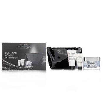 Anti-Ageing Revolution Gift Set  (Limited Edition): 1x NCEF-Reverse Cream 50ml + 1x NCEF-Night Mask 15ml + 1x NCEF-Intensive Serum 7ml +1bag  3pcs+1bag