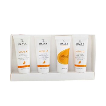 Image Vital C Trial Kit: Hydrating Facial Cleanser 7.4ml + Hydrating Serum 7.4ml + Masque 7g + Hydratin (Exp. Date: 02/2022)