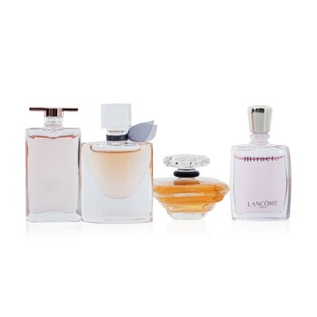 Best Of Lancome Fragrance Coffret: Tresor EDP 7.5ml + Idole EDP 5ml + La Vie Est Belle EDP 4ml + Miracle EDP 5ml  4pcs