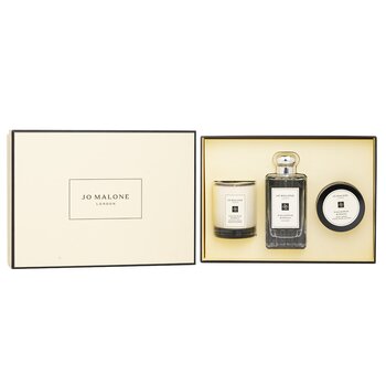 English Pear & Freesia Coffret: Cologne Spray 100ml/3.4oz + Body Cream 50ml/1.7oz + Scented Candle 4.78cm/1.88inches (Height)  3pcs