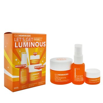 Set Let's Get Luminous Brightening Essentials: Truth Suero 15ml + C-Rush Gel Crema 35ml + Crema de Ojos 7ml  3pcs