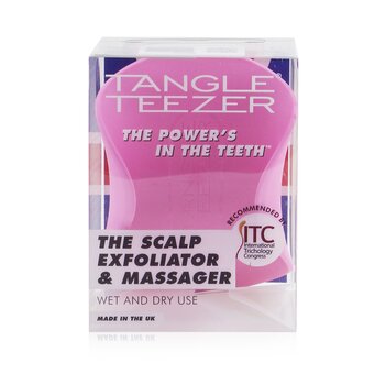 The Scalp Exfoliator & Massager Brush - # Pretty Pink  1pc