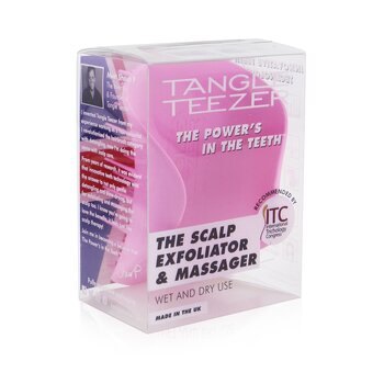 The Scalp Exfoliator & Massager Brush - # Pretty Pink  1pc
