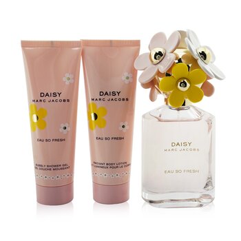 Daisy Eau So Fresh Coffret: Eau De Toilette Spray 75ml/2.5oz + Body Lotion 75ml/2.5oz + Shower Gel 75ml/2.5oz  3pcs