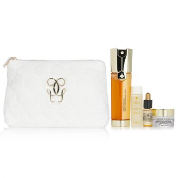 Abeille Royale Age-Defying Programme: Serum 50ml + Fortifying Lotion 15ml + Youth Watery Oil 5ml + Day Cream 7ml + bag  4pcs+1bag