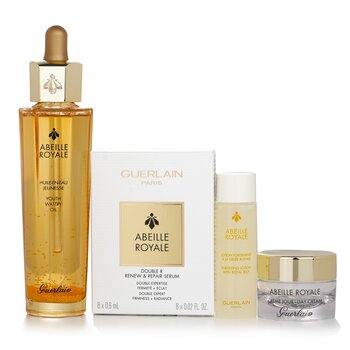Abeille Royale Age-Defying Programme: Youth Watery Oil 50ml + Fortifying Lotion 15ml + Double R Serum 8x0.6ml + Day Cream 7ml  11pcs