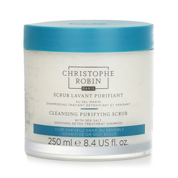 Cleansing Purifying Scrub with Sea Salt (Soothing Detox Treatment Shampoo) - Sensitive or Oily Scalp  250ml/8.4oz