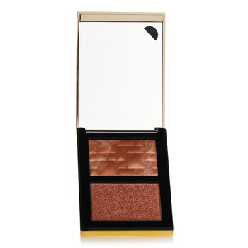 Bobbi Brown 芭比波朗  星耀紐約雙色美肌粉 (打亮粉 + 閃粉) - # Soft Bronze 6.5g/0.22oz