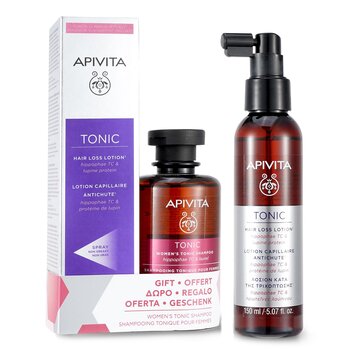 Hair Loss Lotion with Hippophae TC & Lupine Protein 150ml (Free: Women's Tonic Shampoo with Hippophae TC & Laurel - Helps Improve Hair Thickness 250ml)  2pcs