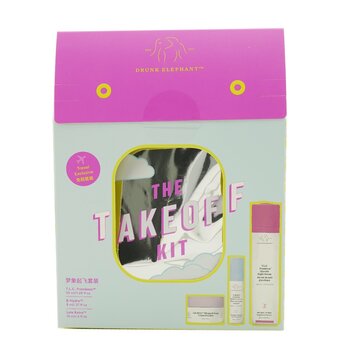 The TakeOff Kit: T.L.C Framboos Night Serum 50ml+ B-Hydra Serum 8ml+ Lala Retro Whipped Cream 15ml  3pcs