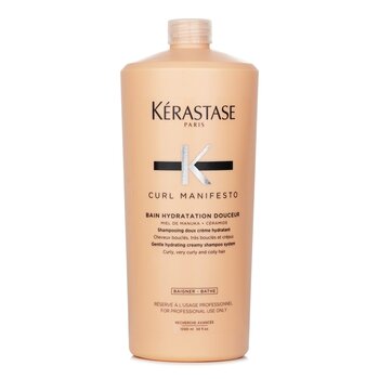 Curl Manifesto Bain Hydratation Douceur Shampoo Gentle Creamy Shampoo - For Curly, Very Curly & Coily Hair (Salon Size)  1000ml/34oz