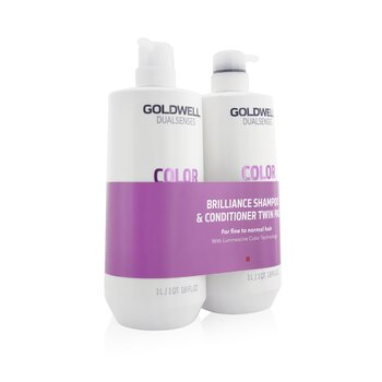 Dual Senses Color Brilliance Shampoo & Conditioner Twin Pack (For Fine to Normal Hair) 2pcs
