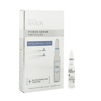 Doctor Babor Power Serum Ampoules - Hyaluronic Acid  7x2ml/0.06oz