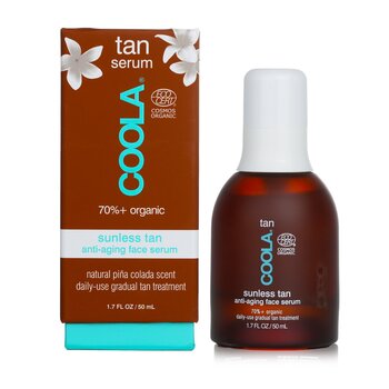 Organic Sunless Tan Anti Aging Face Serum  50ml/1.7oz