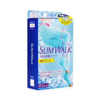 Cooling Compression Sleep Pantyhose - # Light Blue (Size: S-M)  1pair