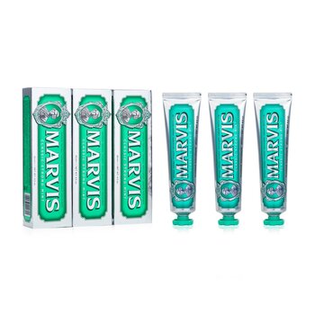 Trio Set: 3x Classic Strong Mint Toothpaste With Xylitol  3x85ml/4.5oz