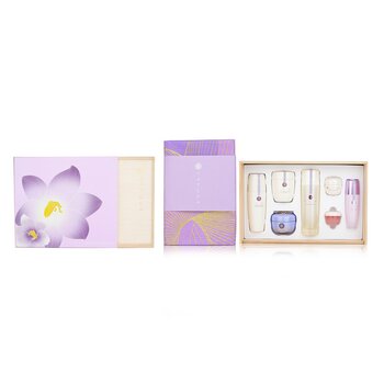 Special Edition Luxury Kiri Set: The Camellia Cleansing Oil, The Rice Polish, The Essence, The Dewy Skin Cream, The Silk Peony, The Kissu Lip Mask, The Liquid Silk Canvas  5pcs