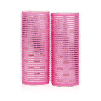 Velcro Aluminium Roller, 40mm, Pink  2pcs