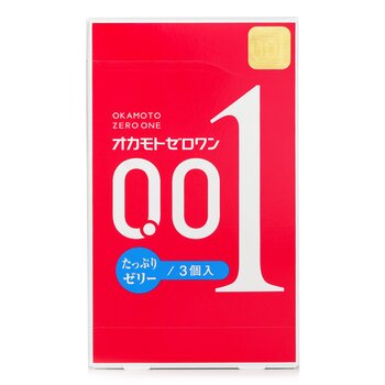 Okamoto 0.01 Zero One Condoms (Rich Lubricant)  3pcs