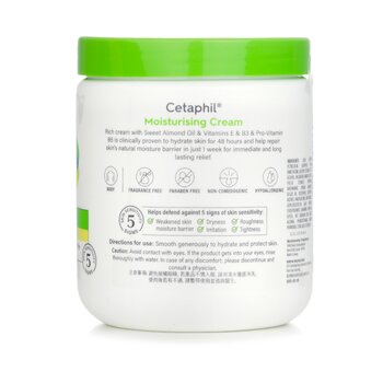 Moisturising Cream 48H - For Dry to Very Dry, Sensitive Skin  550g