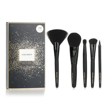 Stroke of Midnight Brush Collection (5x Brush + 1xPouch)  5pcs+1xPouch