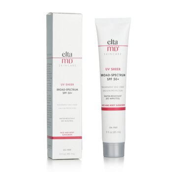 UV Sheer Water-Resistant Facial Sunscreen SPF 50  85ml/3oz