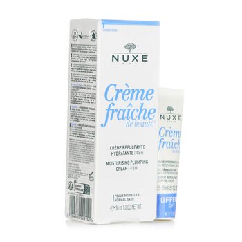 Creme Fraiche De Beaute 48HR Moisturising Plumping Cream Gift Set (For Normal Skin)  30ml+15ml